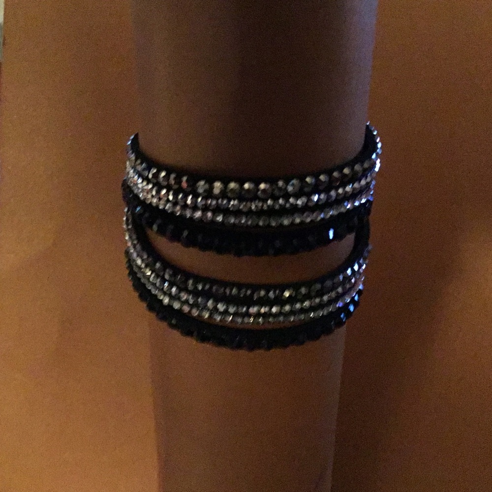 SALE 16 1/4” Double Wrap Soft Black BRACELET